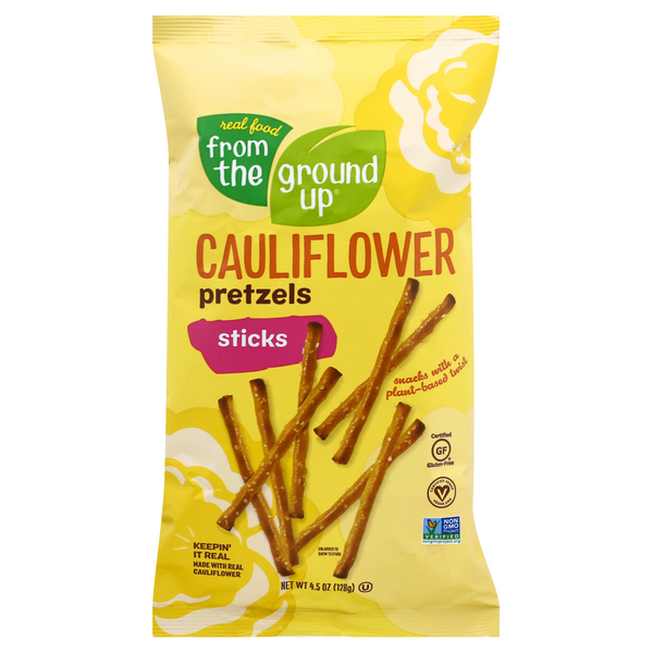Save on From The Ground Up Petzels Sticks Cauliflower Original Gluten