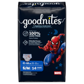 GoodNites Boys S/M Nighttime Underwear 43-68 lb