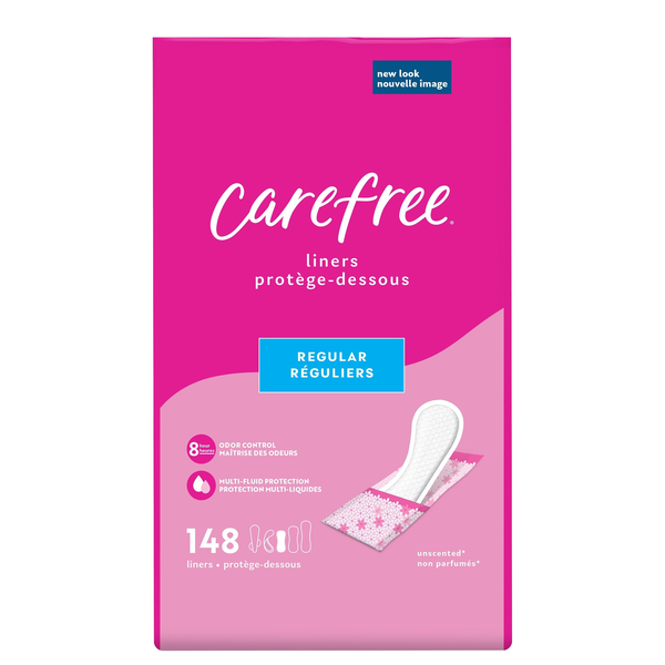 Carefree Unscented Regular Liners To Go