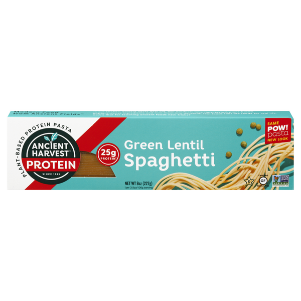 Save on Ancient Harvest PlantBased Protein Pasta Green Lentil