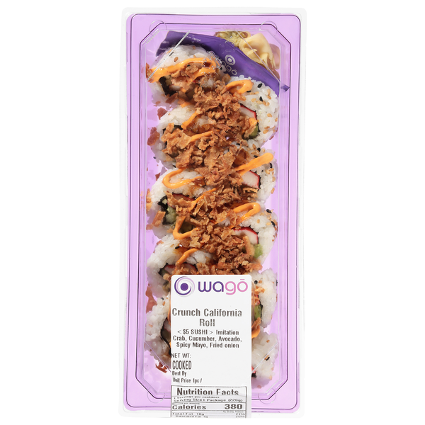 WAGO Crunch California Sushi Roll