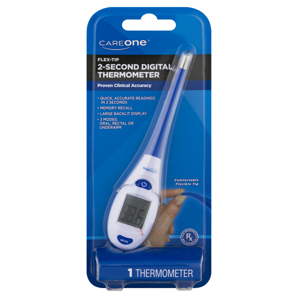 CareOne Flex-Tip Thermometer 2-Second Digital