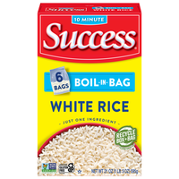 Success Boil-in-Bag Gluten Free White Rice - 6 ct