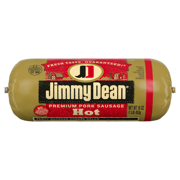 Jimmy Dean Premium Hot Pork Breakfast Sausage Roll
