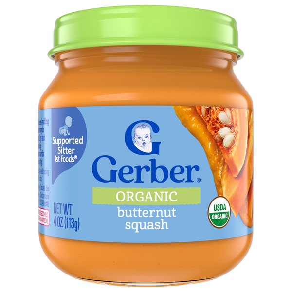 Gerber Organic 1st Baby Food Butternut Squash