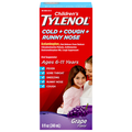 Tylenol Children's Grape Flavor Cold + Cough + Runny Nose Liquid