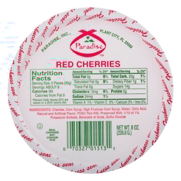 Save on Paradise Red Cherries Order Online Delivery Stop & Shop
