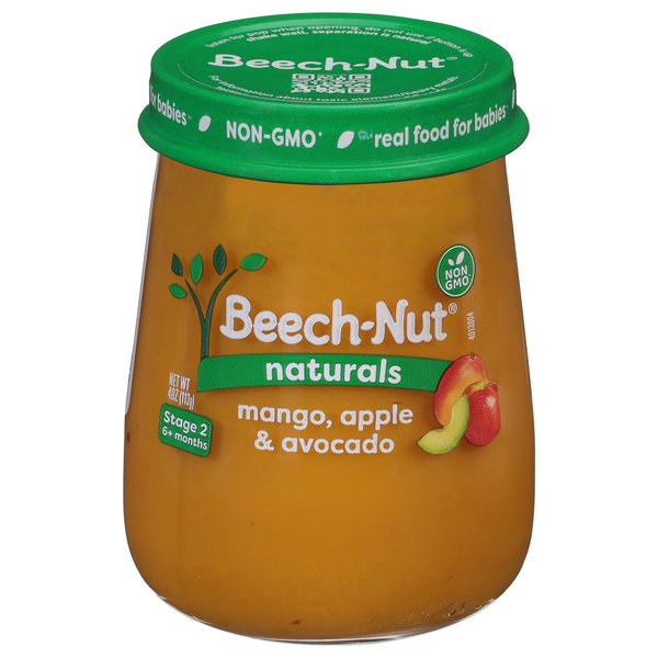 Beech-Nut Naturals Stage 2 Baby Food Mango Apple & Avocado