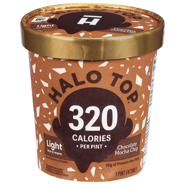 Halo Top Light Chocolate Mocha Chip Ice Cream