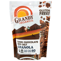 Grandy Organics Gluten Free Dark Chocolate Sea Salt 6g Protein Granola