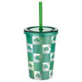 Smart Living St. Patrick's Day Straw Tumbler Shamrocks