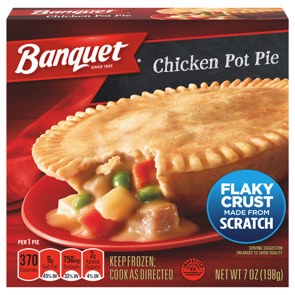 Banquet Chicken Pot Pie Frozen Meal