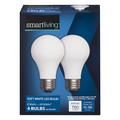 Smart Living LED Soft White Light Bulbs 8 Watts