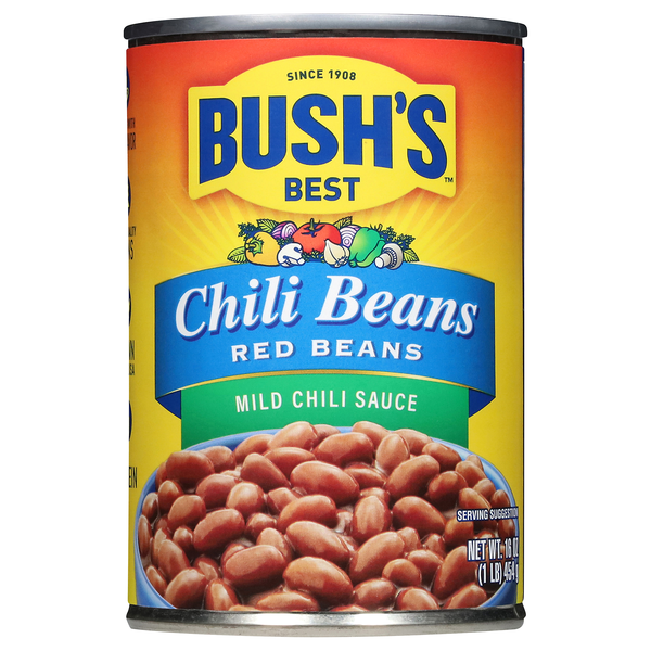 Bush's Best Red Chili Beans in Mild Sauce