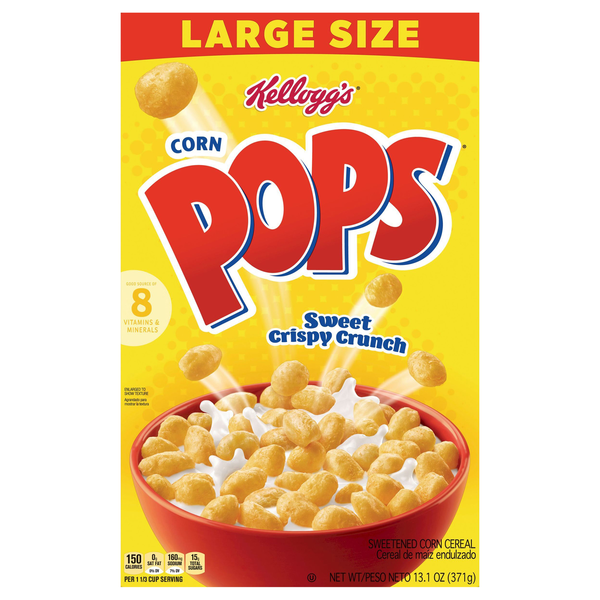 Corn Pops Cereal Large Size