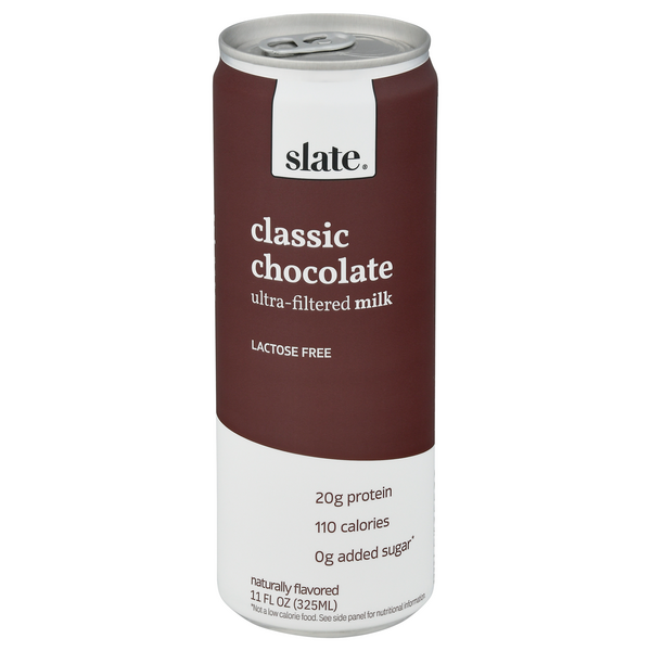 Save on Slate Classic Chocolate UltraFiltered Milk Lactose Free Order Online Delivery MARTIN'S