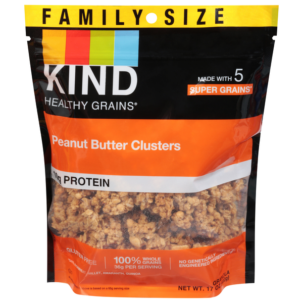 Save on KIND Healthy Grains Granola Peanut Butter Clusters Gluten Free