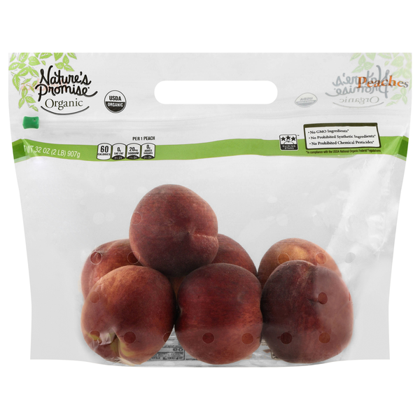 Nature's Promise Organic Peaches Fresh
