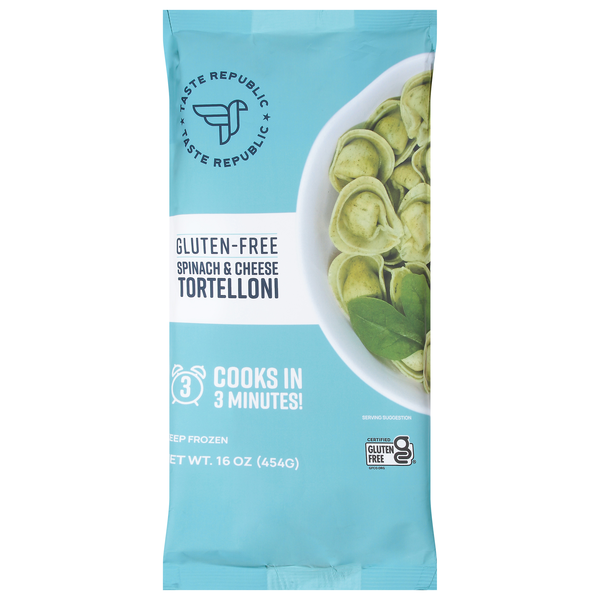 Taste Republic Gluten Free Spinach & Cheese Tortelloni Frozen