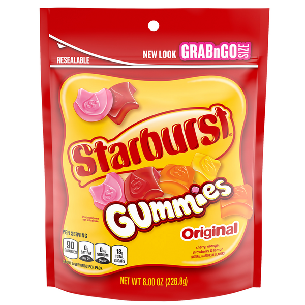 Save on Starburst Gummies Candy Original Grab N Go Resealable Order
