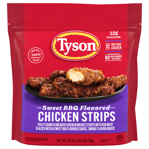 Tyson Sweet BBQ Chicken Strips Frozen