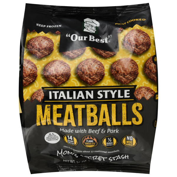 Our Best Italian Style Meatballs Frozen