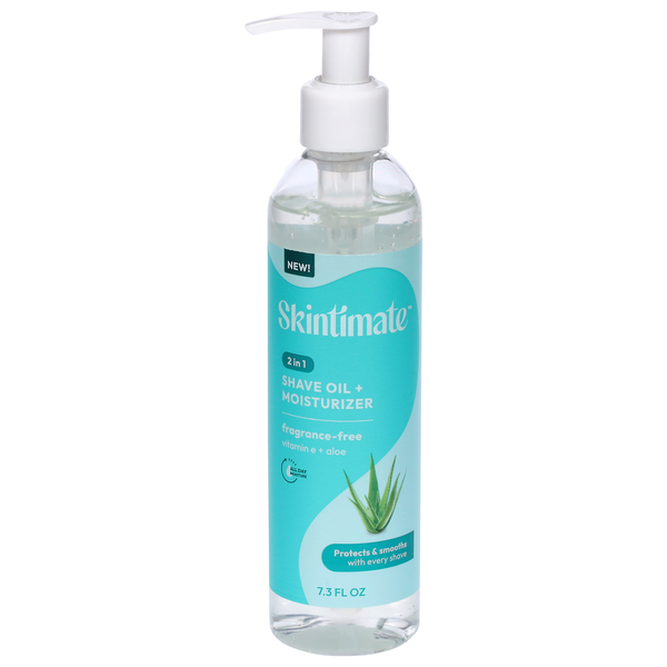 Skintimate 2-in-1 Fragrance Free Shave Oil + Moisturizer