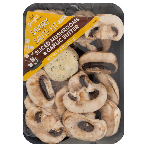 Giorgio Sliced Mushrooms & Garlic Butter Savory Saute Kit
