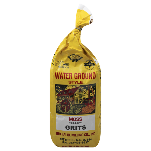 Buffaloe Milling Co. Water Ground Style Moss Yellow Grits