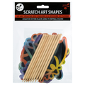 Tri Land Scratch Art Shapes Kit