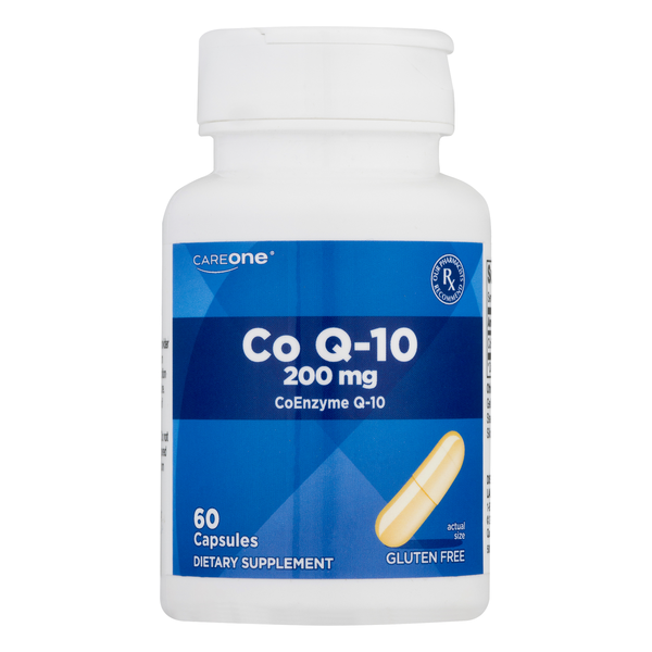 CareOne Gluten Free 200mg Co Q-10 CoEnzyme Capsules