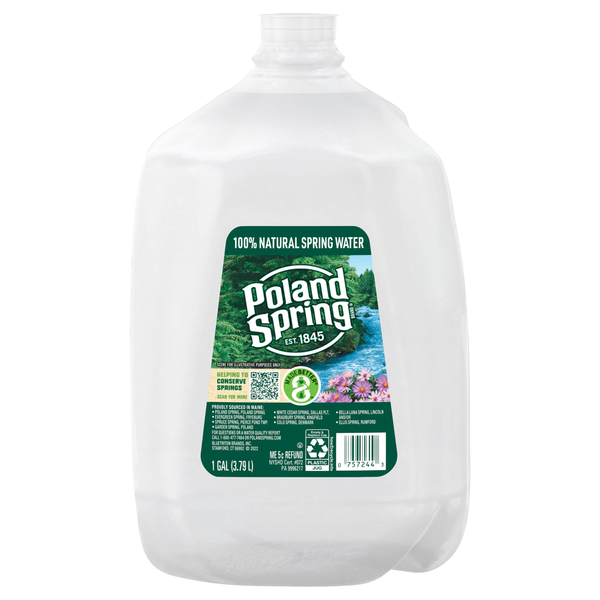 Poland Spring 100% Natural Spring Water