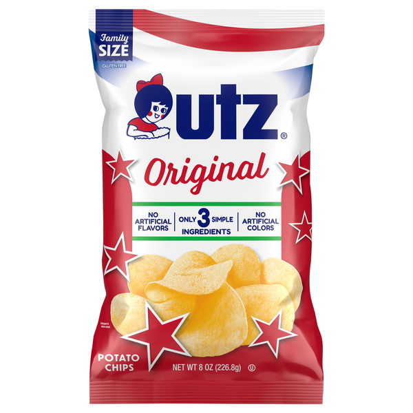 Utz Gluten Free Original Potato Chips Family Size