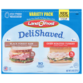 Land O'Frost DeliShaved Black Forest Ham & Oven Roasted Turkey Sliced