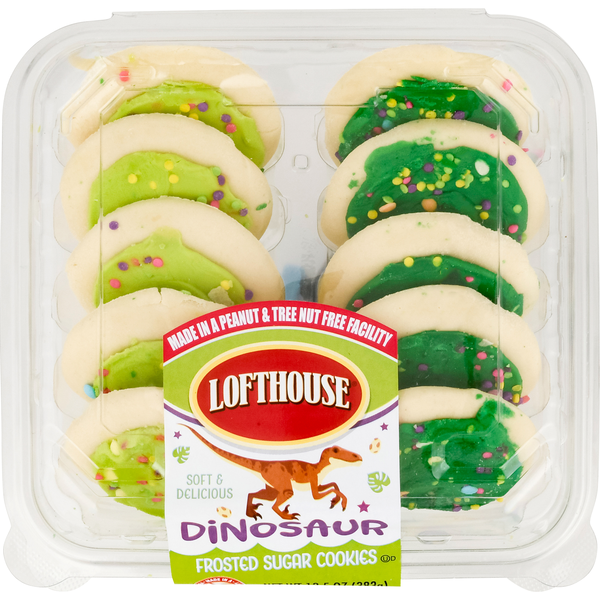 Save on Lofthouse Dinosaur Frosted Sugar Cookies 10 ct Order Online