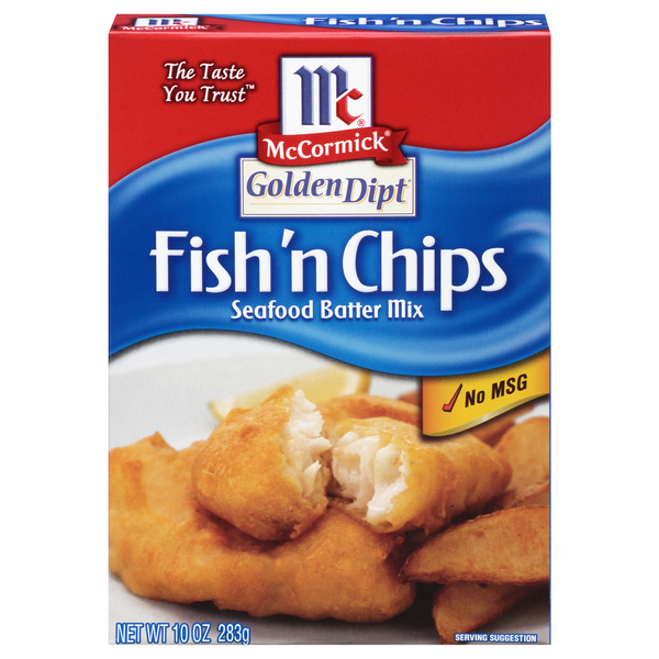 McCormick Golden Dipt Fish 'n Chips Seafood Batter Mix