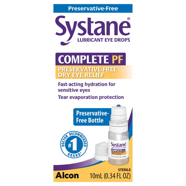 Systane Complete PF Lubricant Dry Eye Relief Drops