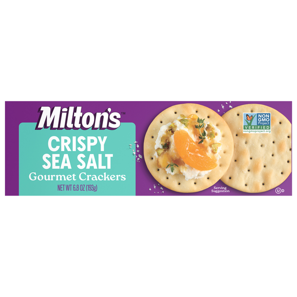 Milton's Crispy Sea Salt Gourmet Crackers