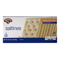 Hannaford Unsalted Tops Saltine Crackers