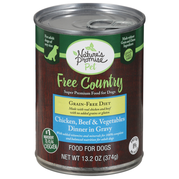 Save on Nature's Promise Adult Wet Dog Food Beef & Vegetables Grain