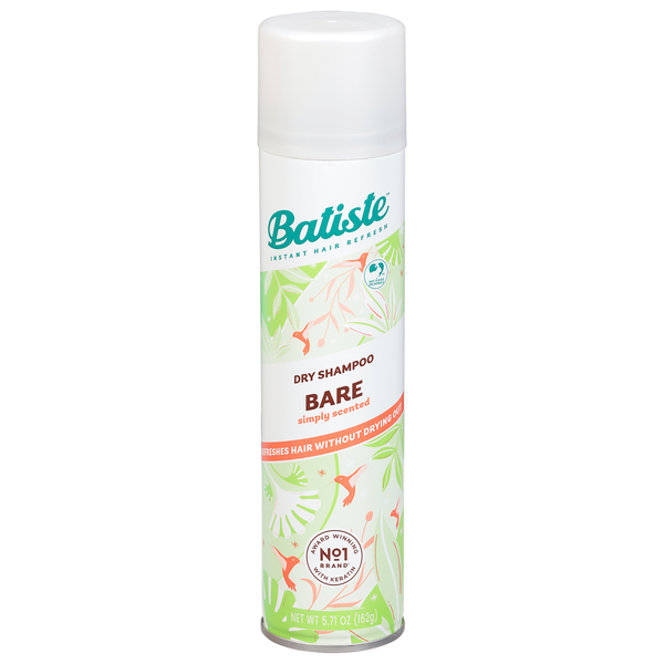 Batiste Bare Barely Scented Dry Shampoo