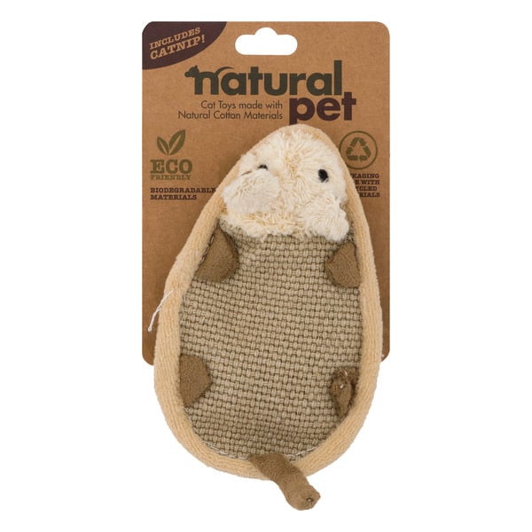 Natural Pet Eco Friendly Cat Toy Mouse with Catnip