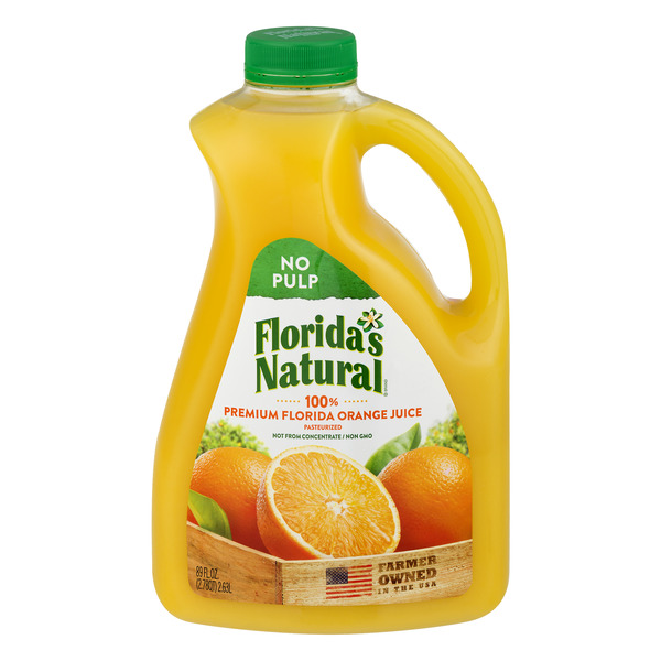 Save on Florida's Natural Premium Orange Juice No Pulp Order Online