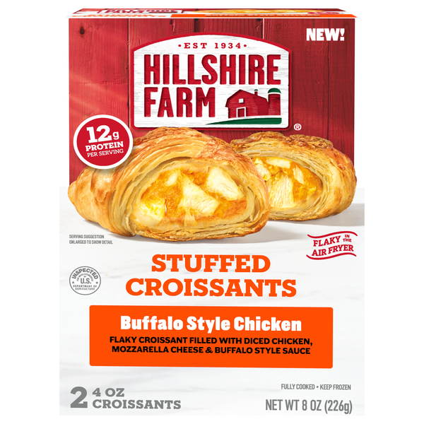 Hillshire Farm Buffalo Style Chicken Stuffed Croissants - 2 ct Frozen