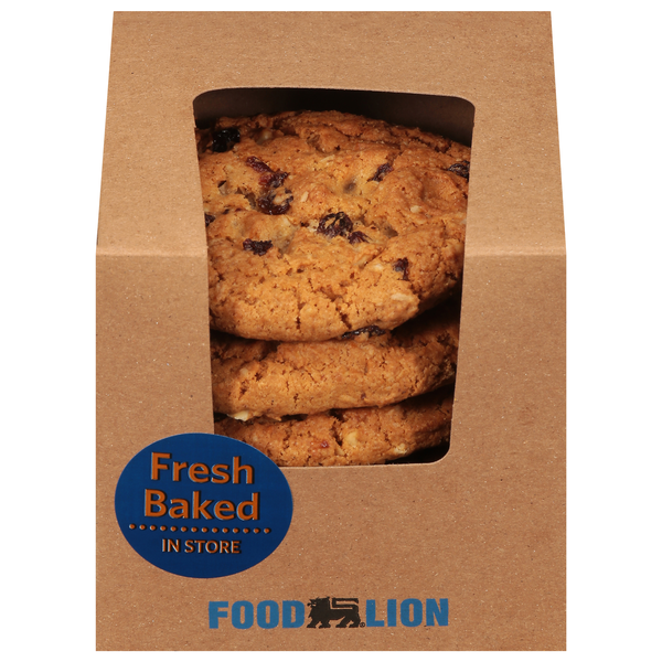 Food Lion Bakery Oatmeal Raisin Walnut Cookies - 6 ct