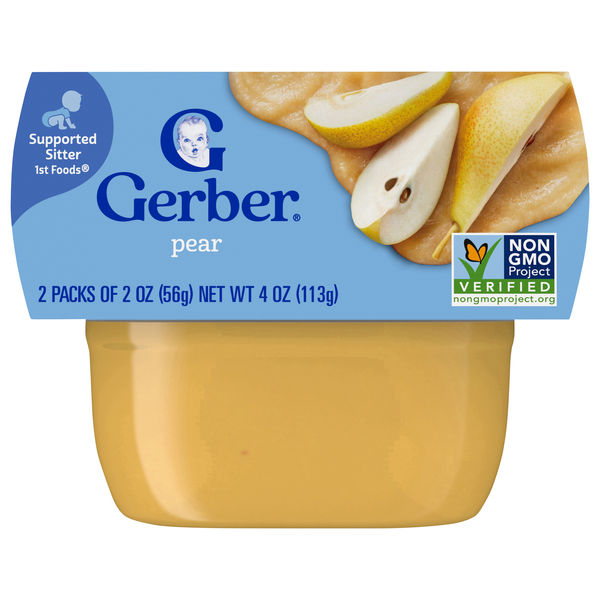 Gerber Natural 1st Baby Food Pear - 2 ct