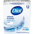 Dial Complete White Antibacterial Deodorant Soap Bar - 12 ct