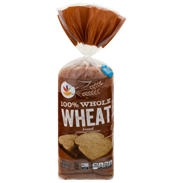 Stop & Shop Whole Grain 100% Whole Wheat Bread Sliced