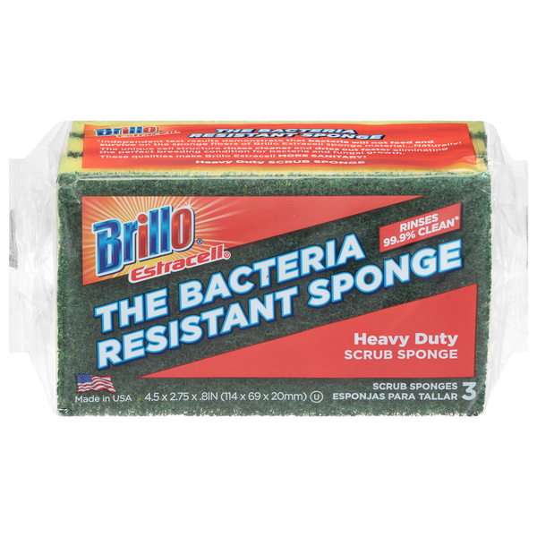 Brillo Estracell Heavy Duty Scrub Sponge