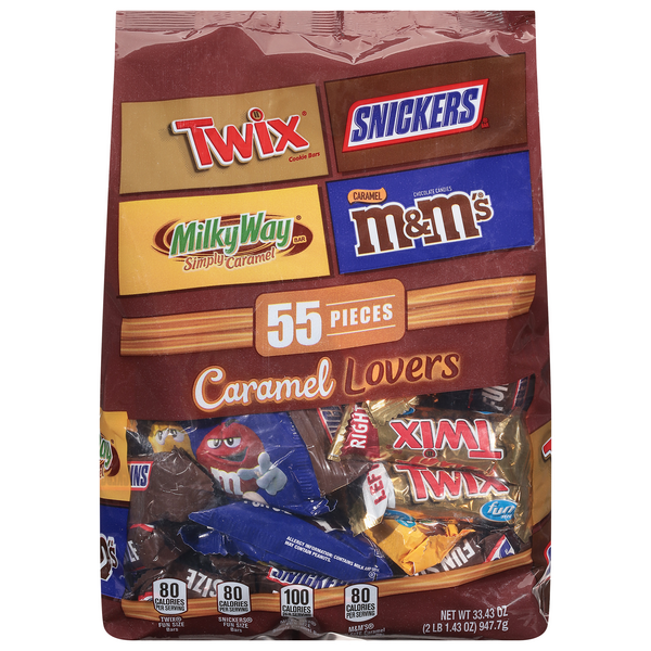 Save on Mars Wrigley Caramel Lovers Assorted Fun Size Candy 55 ct